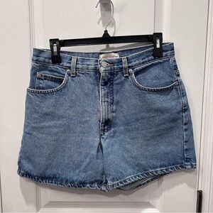 Vintage LONDONJEAN Women's Original Classic High Waisted Mom Denim Jean Shorts M